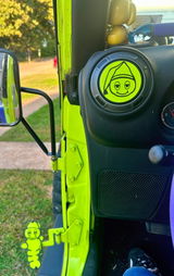 JK, JL & JT Custom Printed Front vent cover emblems