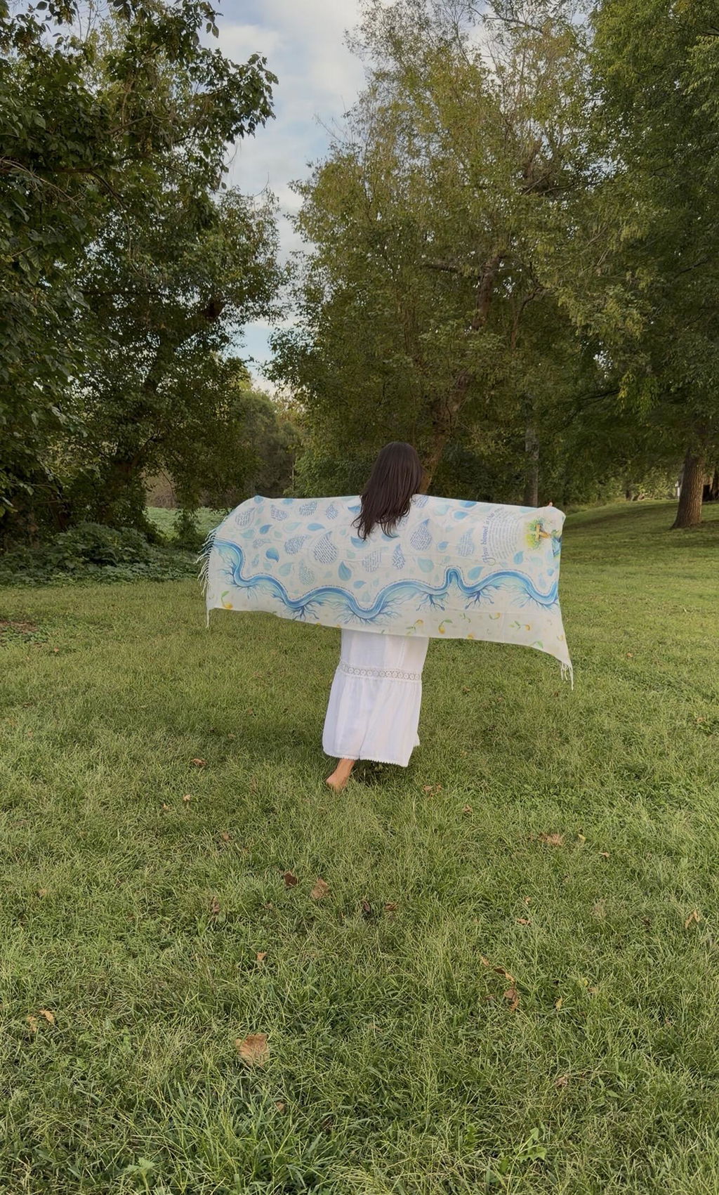 Seed of Life (Psalm One) Prayer Scarf