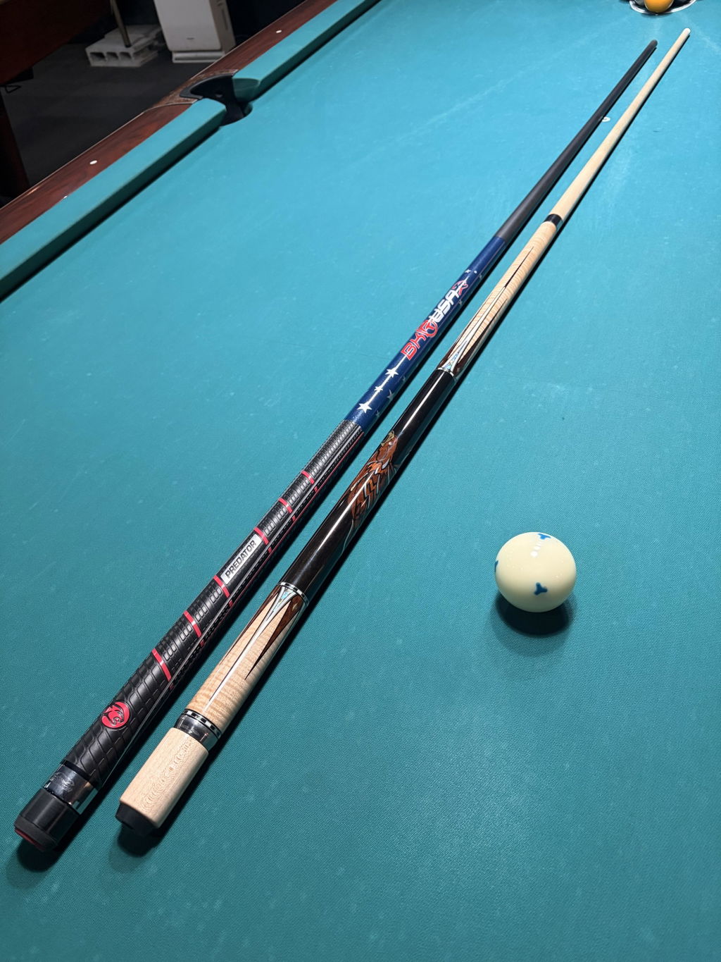 Predator BK Rush USA Break Cue - Sport Wrap | Carbon Fiber