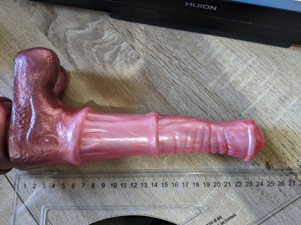 Etasa 13.8" Monster Dildo With Realistic Look and Grain Design - Laphwing