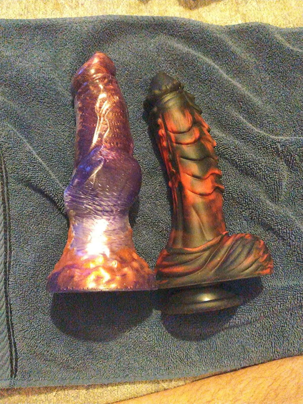 Sytry-Purple 9.1" Huge Monster Dildo With Big Knot - Laphwing