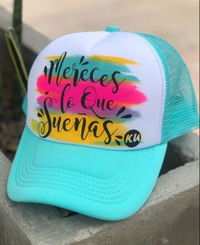 gorra tipo trucker colores