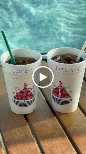 Drinking on Boats Lake Cups