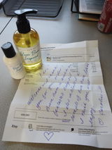 Etsy customer review photo