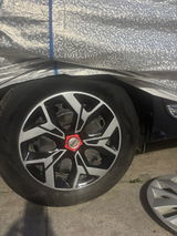 PRIGAN VOX BLACK SILVER WHEEL COVER  (Set of 4)  AVAILABLE IN 14,15 INCH