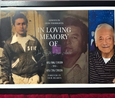Personalized "In Loving Memory" Photo Canvas - Heartfelt Memorial For Loved One Keepsake