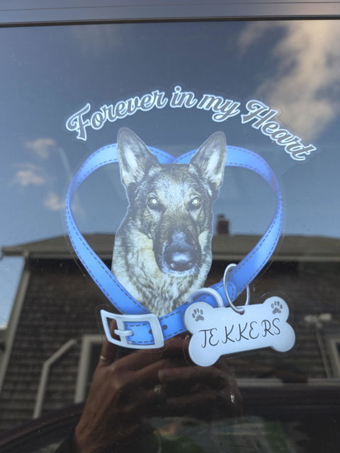 Forever In My Heart - Custom Photo Memorial Car Window Sticker