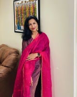 Aks Wine Pink Kurta (Set of 3)