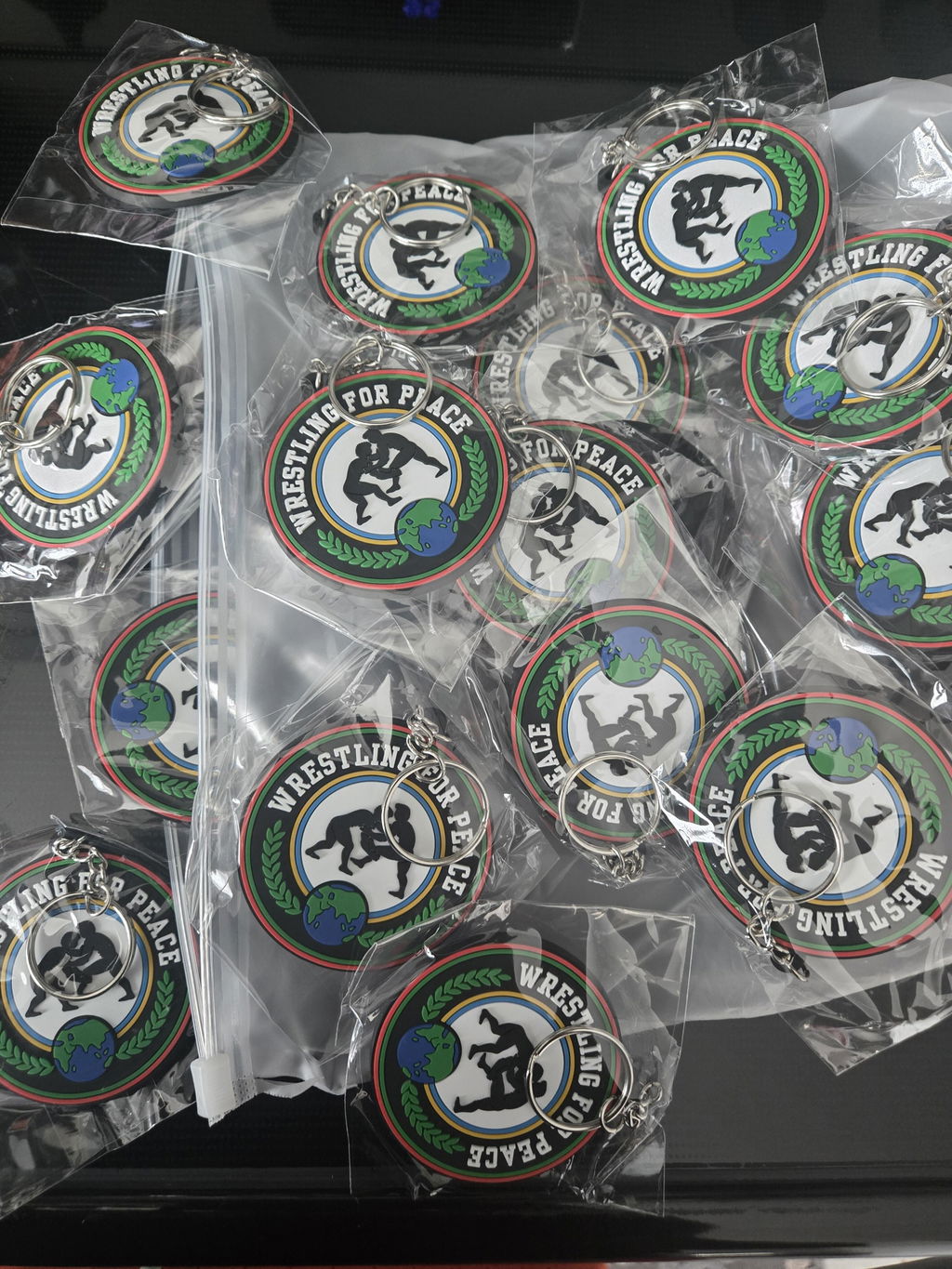 Custom 3D Die-Cut Rubber Keychains