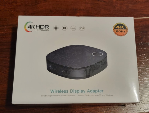 SC01 Miracast Dongle For TV, 4k@60Hz With HDR Wireless Display Adapter