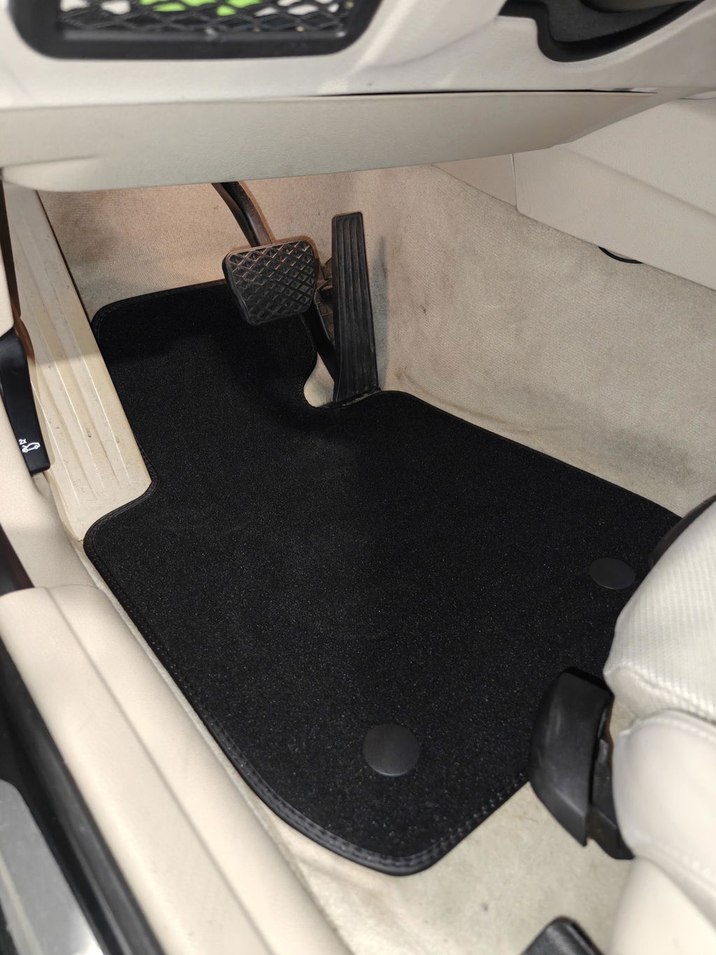 Covorase auto mocheta (negru) BMW Seria 3 F30, an fabricatie 01.2012 - 02.2019, caroserie sedan, sistem de prindere original BMW | 1007454BLACK