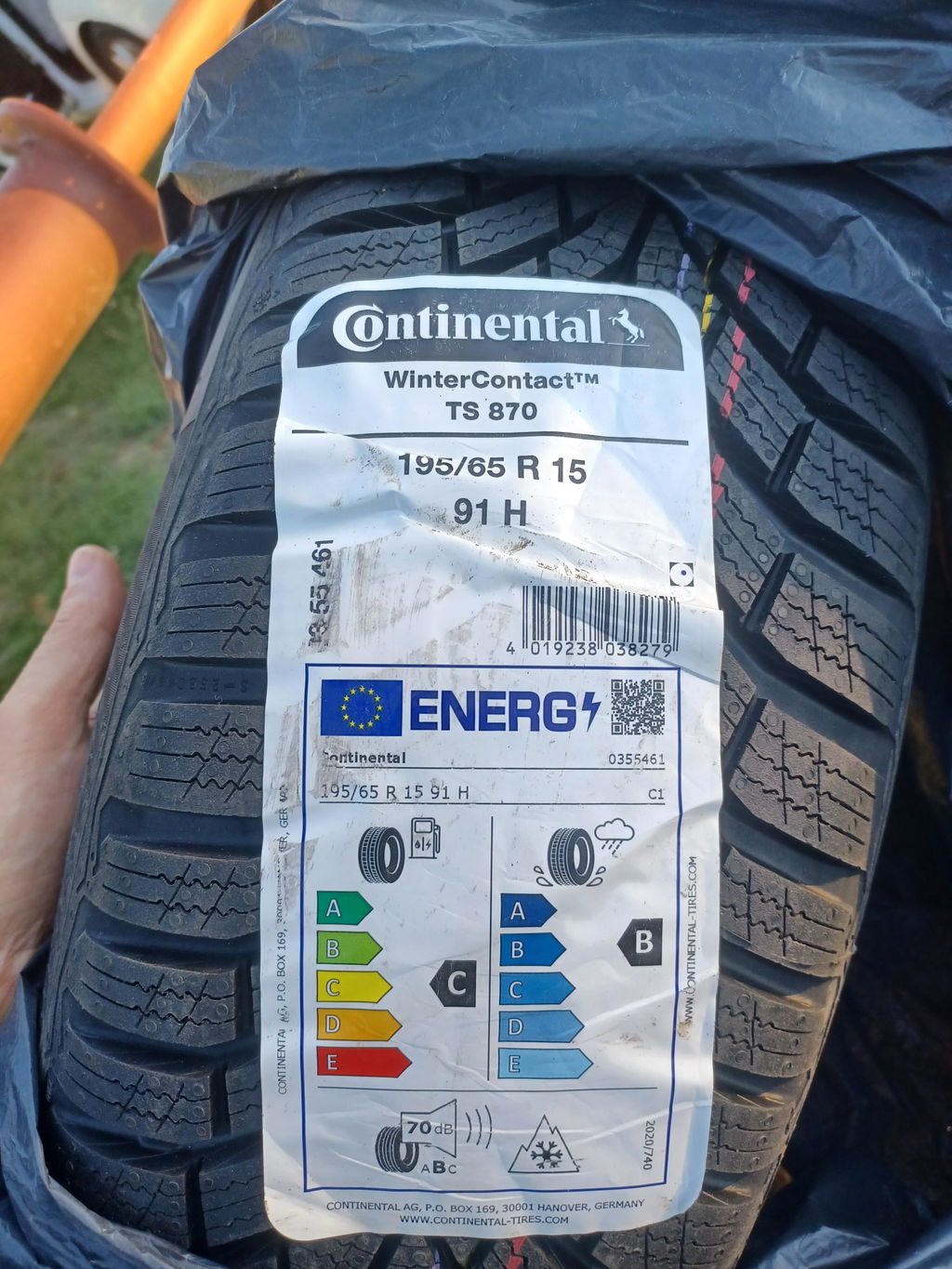 Anvelopa Iarna Continental 195/65 R15 TS-870 91H