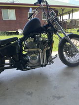 CUSTOM 'DIABLO' EXHAUST Honda Shadow VT600