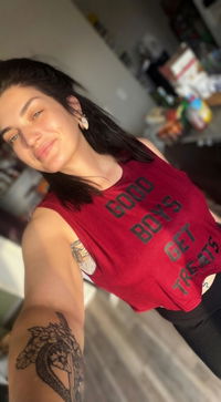 Good Boys Get Treats Crop Tank | Gift for Dog Moms | Made in USA