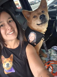 Custom Human Face Dog Bandana – Personalized Dog Gift for Dog Lovers - Your Dog Here