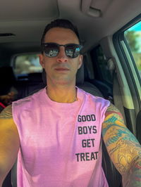 Good Boys Get Treats Heavyweight Muscle Tank | Premium Cotton | Gift for Dog Lovers