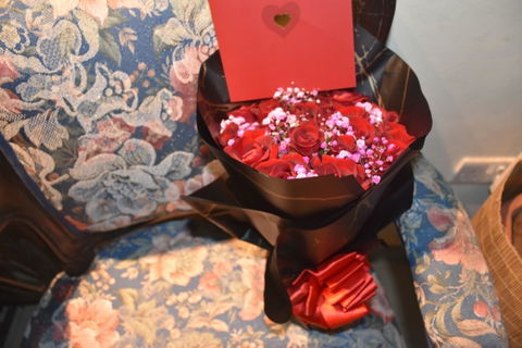 The Elsie Red Roses Bouquet