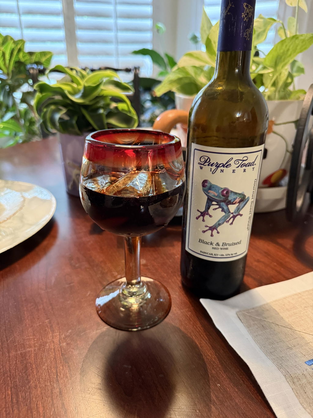 Black & Bruised Wine — Kentucky's #1 Sweet Red – Purple Toad