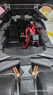 Customer photo for Batmobile Alloy Diecast, 1:18 Light and Sound Model — Gearfinch