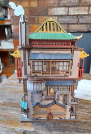 Customer photo for Miniature Kit, Onsen Saga Desktop Storage — Gearfinch