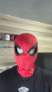 Customer photo for Spider-Man Mask with Moving Eyes — Manual or Ring Control — Gearfinch