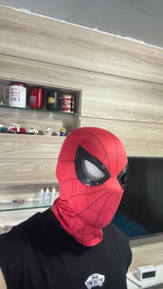 Customer photo for Spider-Man Mask with Moving Eyes — Manual or Ring Control — Gearfinch