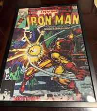 Iron Man Marvel Comics 3D Jigsaw Puzzle 33171 300pc 12x18"
