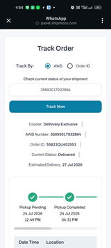 Not received order mail id pr show kr rha hai delivered fake hai ye platform review photo