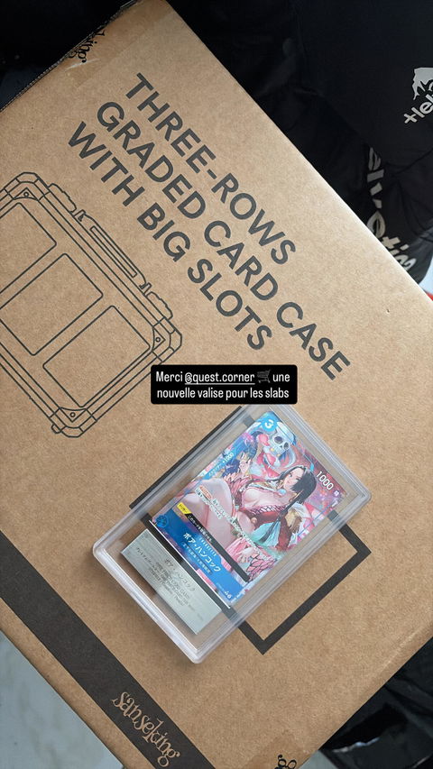 Accessoires TCG – Valisette pour cartes gradées avec vitrine – Sanseking