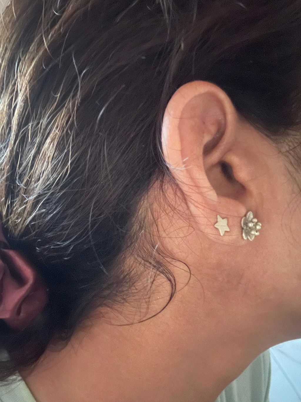 Chand Tara Silver Studs