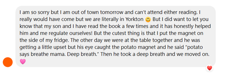 The Sad Potato by Rachael Friesen - a book emotions and calming down