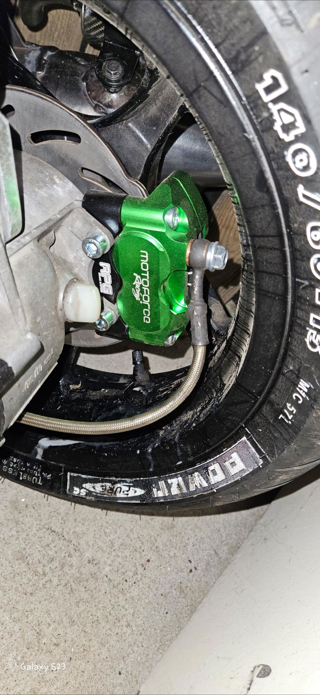 CNC Bremssatteladapter für 4-Kolben Hinten - Minarelli liegend
