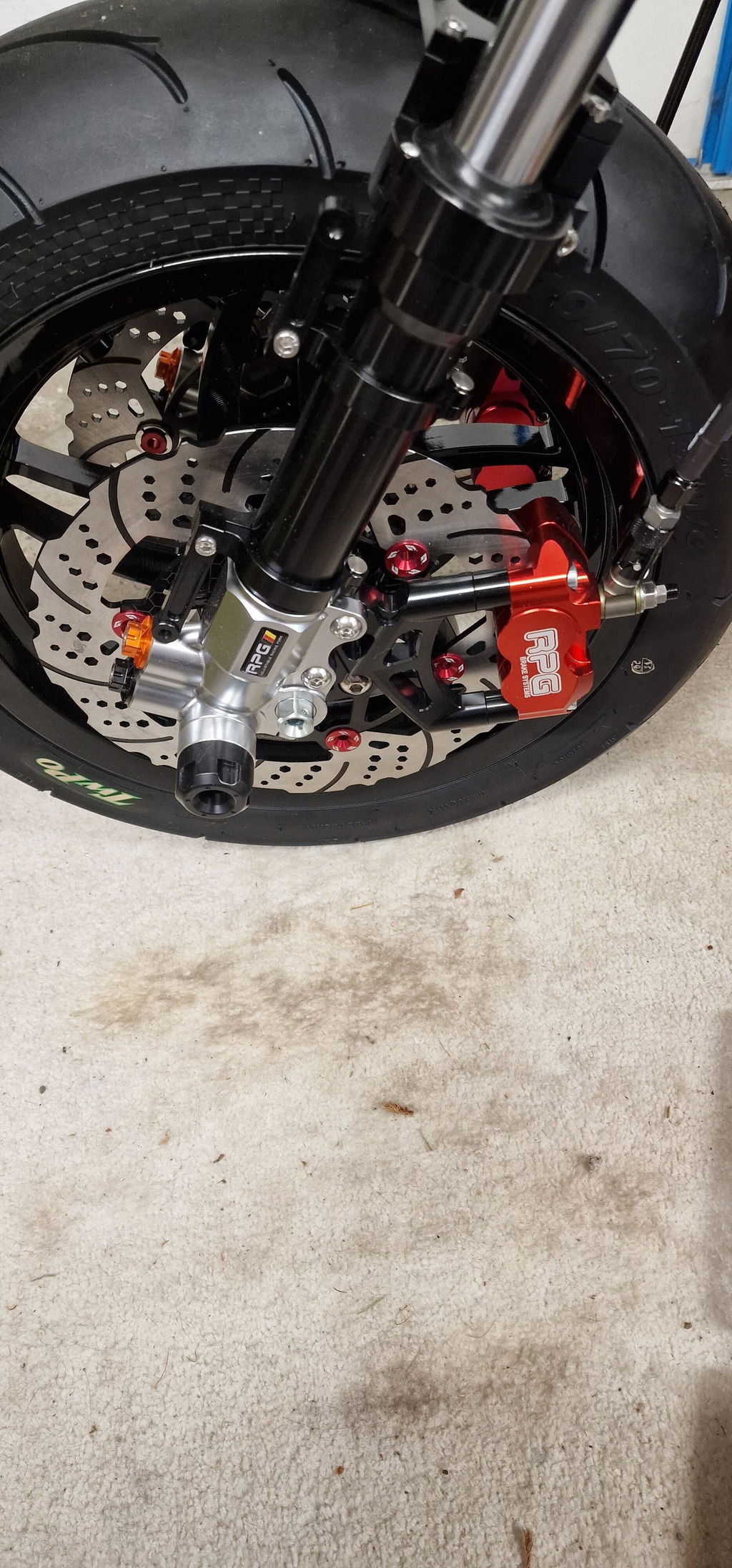 Adapter für Doppelbremsscheibe - RPG Nitro 13" Felgen