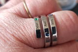 Personalized Rings Birthstone By Month