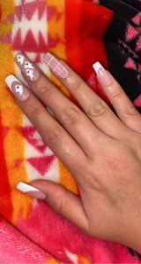 Halloween Ghost Press on Nails