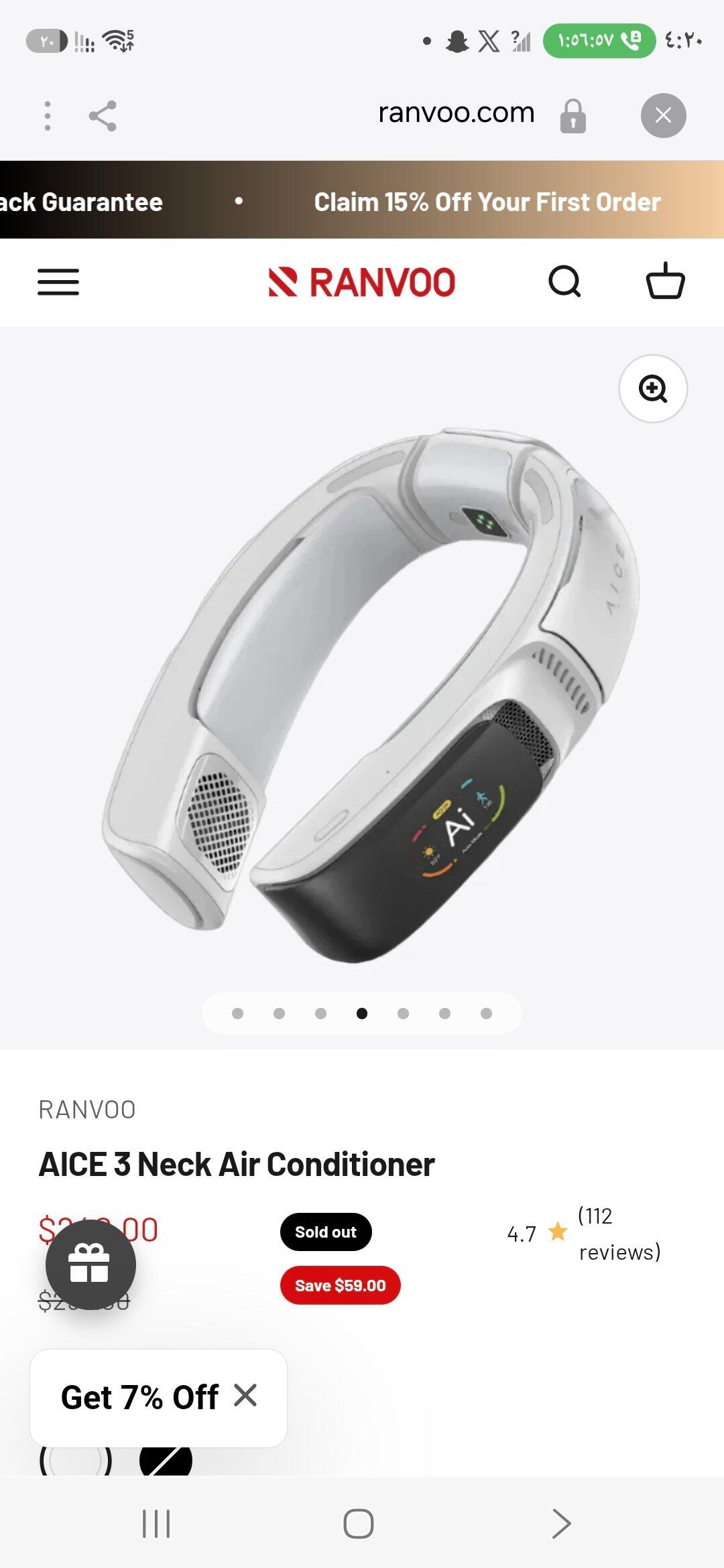 RANVOO AICE 3 Neck AC | Ultimate Smart Cooling Portable Air