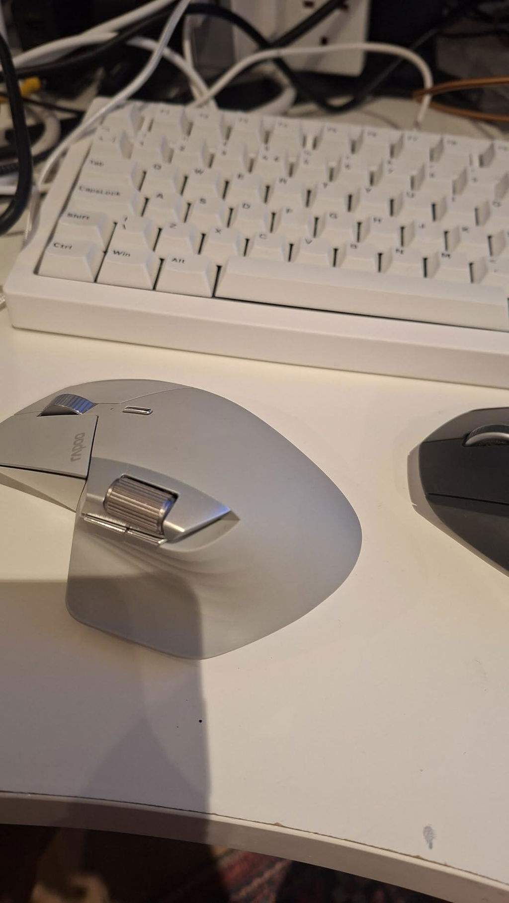 Rapoo MT760 Pro Ergonomic Wireless Mouse,NearLink + Bluetooth 5.0 Multi-Device, 12K DPI, 2K Polling, Ergo for Work & Gaming, 11 Programmable Buttons