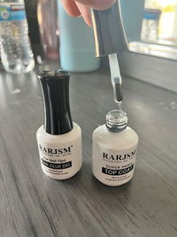 RARJSM Nail Glue and Top Coat Set - TPO HEMA Free UV LED 15ml 2pcs