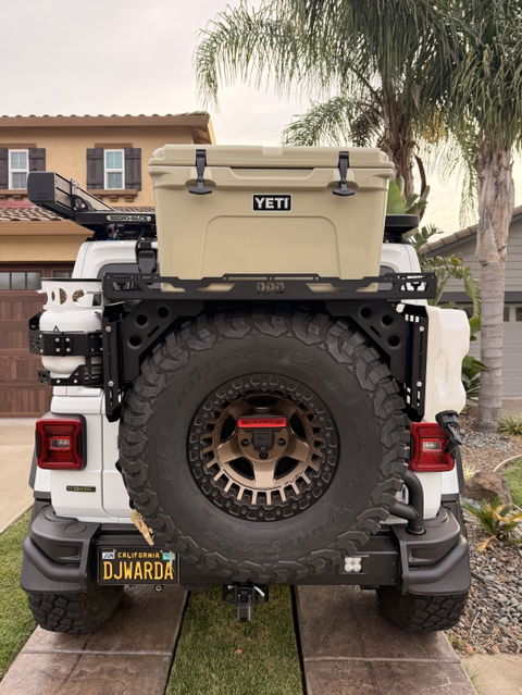 Spare Tire Accessory Tray Rack