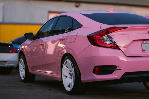 Gloss Baby Pink Vinyl Wrap