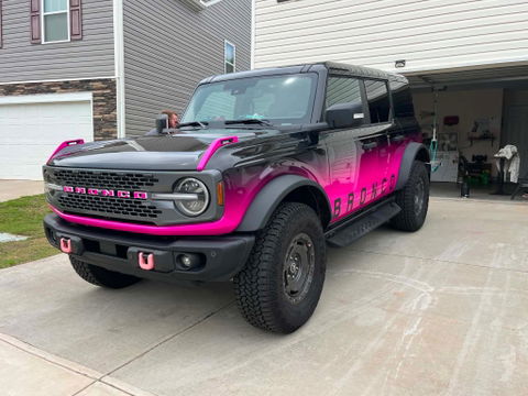 Custom Gradient Vinyl Wrap