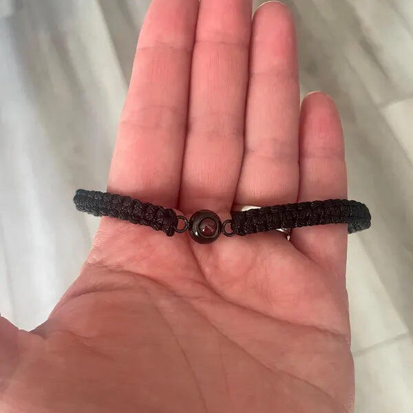 Pulsera Trenzada con Foto Personalizada