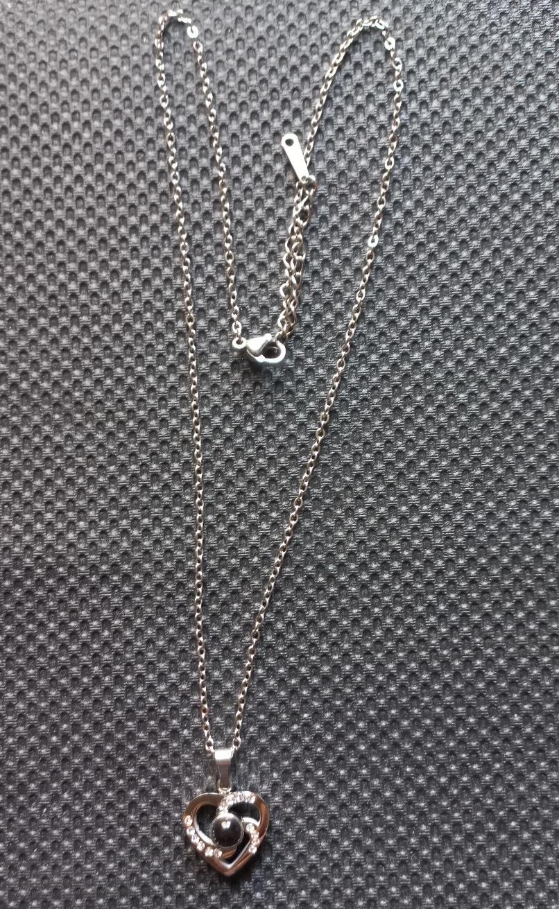 Collier Lumière du Cœur avec Photo Personnalisée