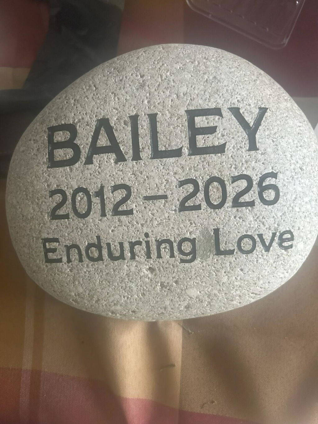 Large Pet Stone Memorial