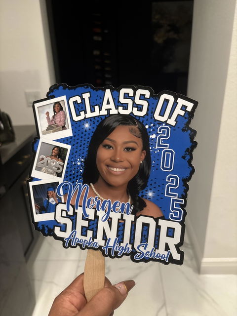 Graduation Hand Fans, Paddle Fans