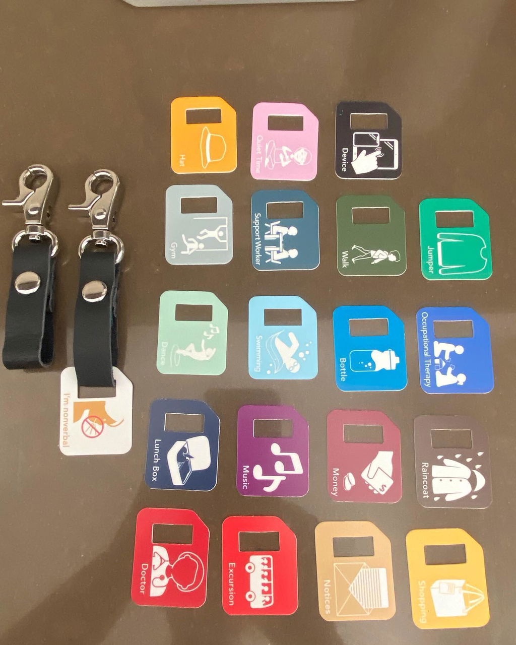 School Kids Set (1 strap + 10 tags)