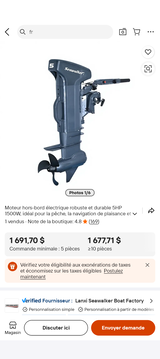 Guy Gilbert, Remote après oastal rower using occasionaly outboard electric outboard motor review photo