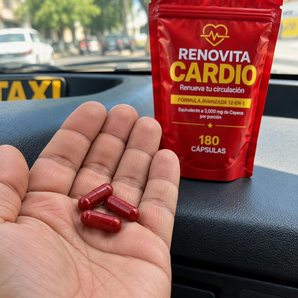 Renovita Cardio — Fórmula 12 en 1 con Capsaicina de Cayena (prueba)