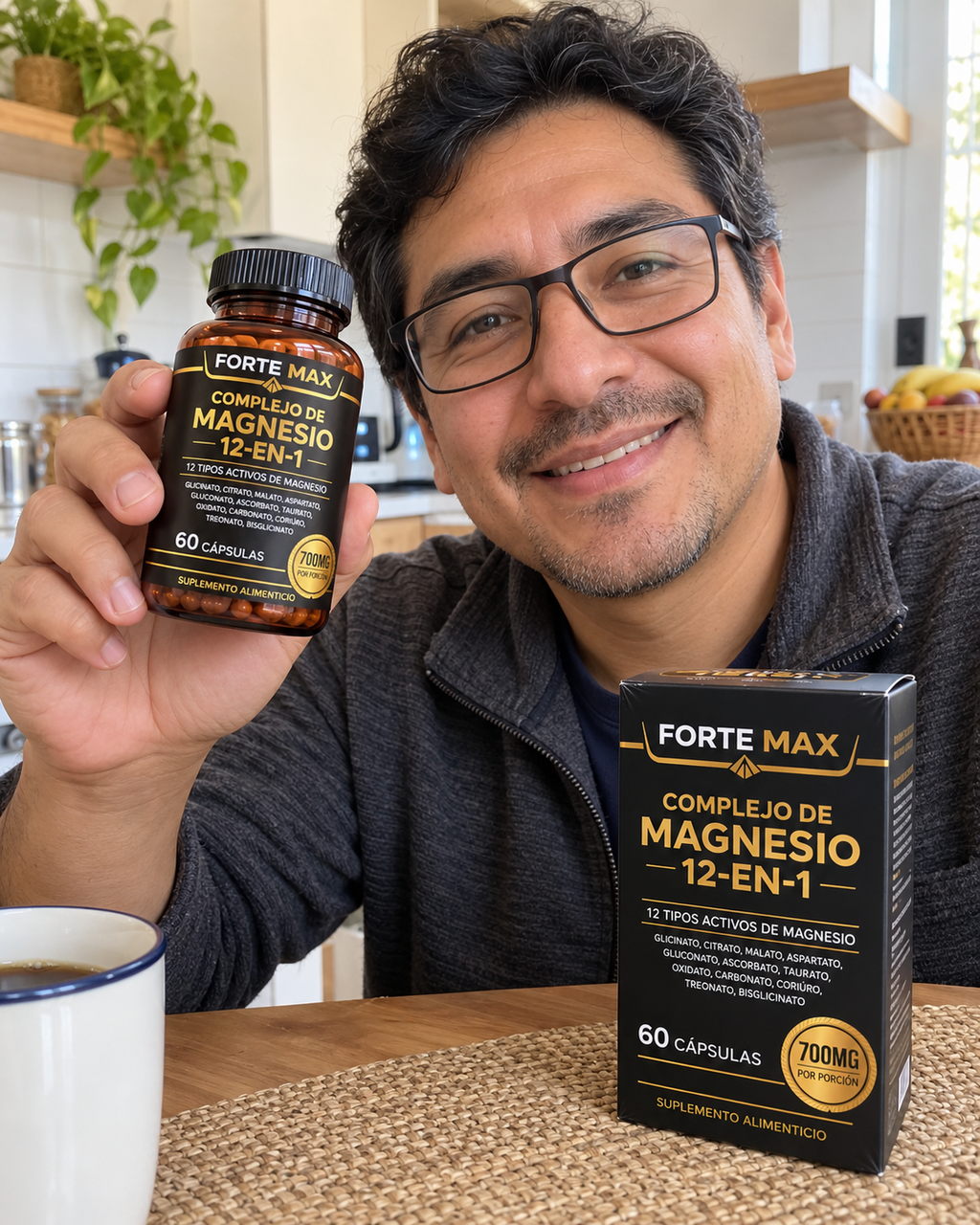 FORTE MAX | Complejo de Magnesio 12 en 1 – 60 cápsulas (PRUEBA)