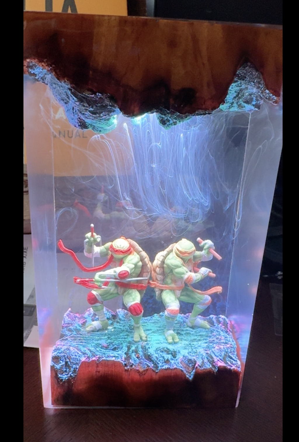Raphael & Michelangelo Resin Lamp